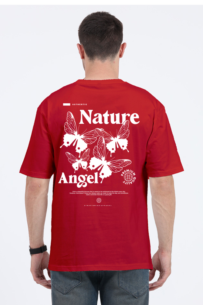 Nature angel oversized t-shirt