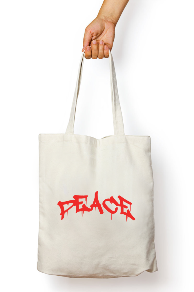 Peaceful Patches Tote Bag