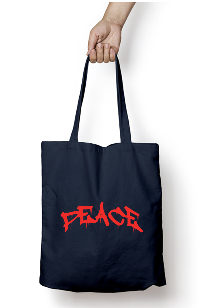 Peaceful Patches Tote Bag