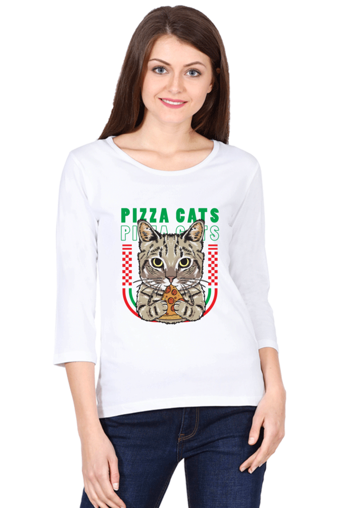 Pizza Cats Full Sleeve T-Shirt