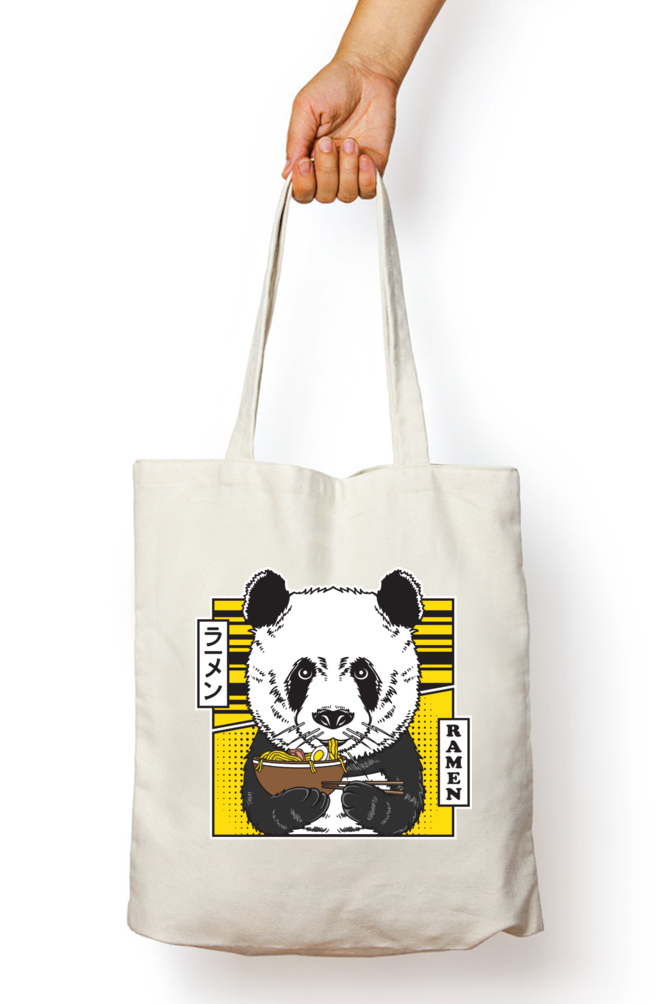 Ramen Panda Tote Bag