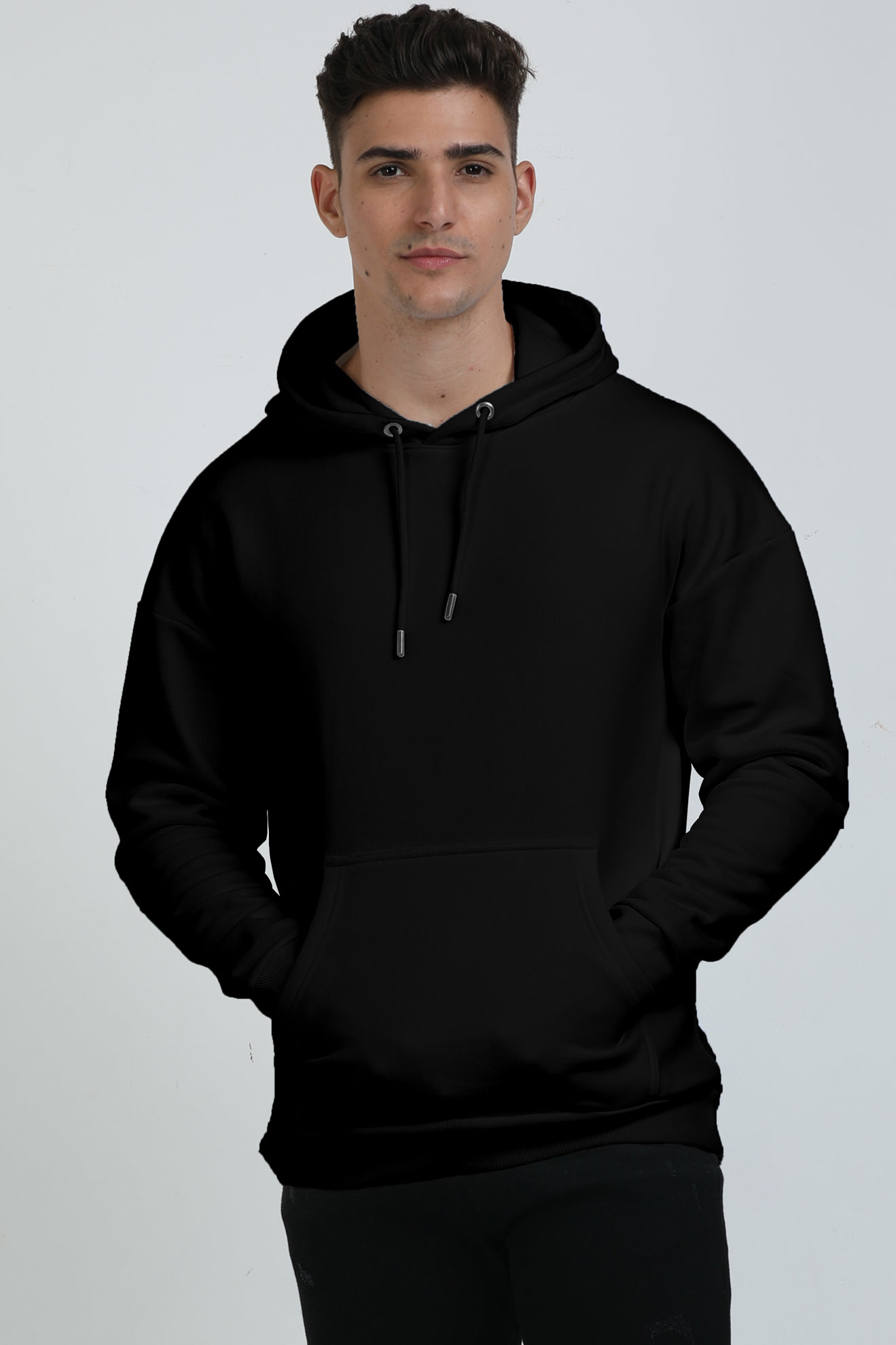 Solid Color Oversized Hoodie