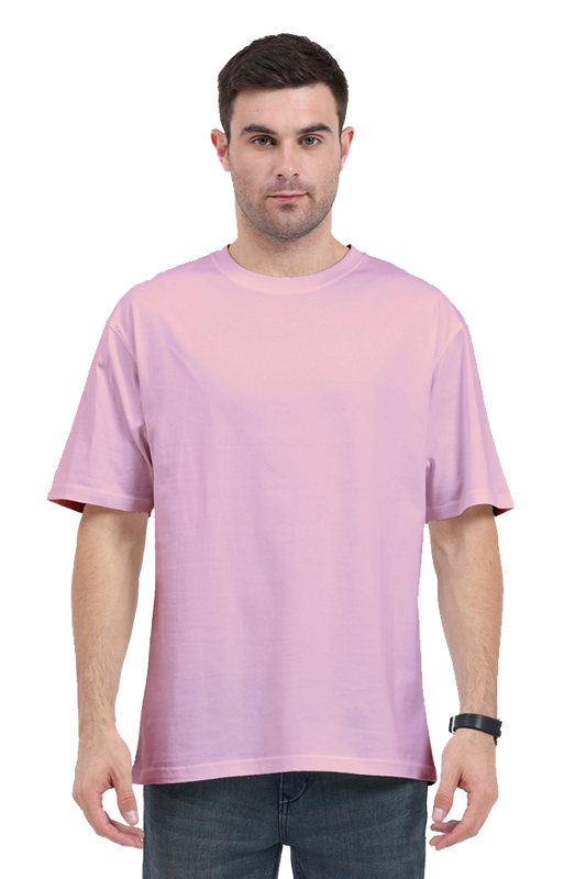 Pastel Solid Oversized T-Shirt