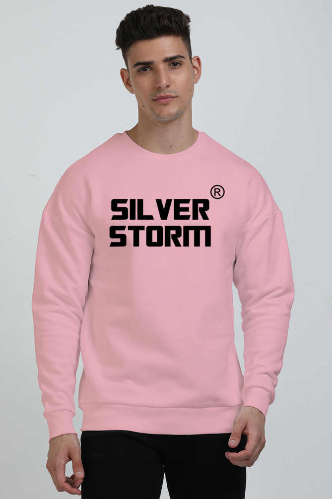 Silver Storm Oversized Sweatshirt