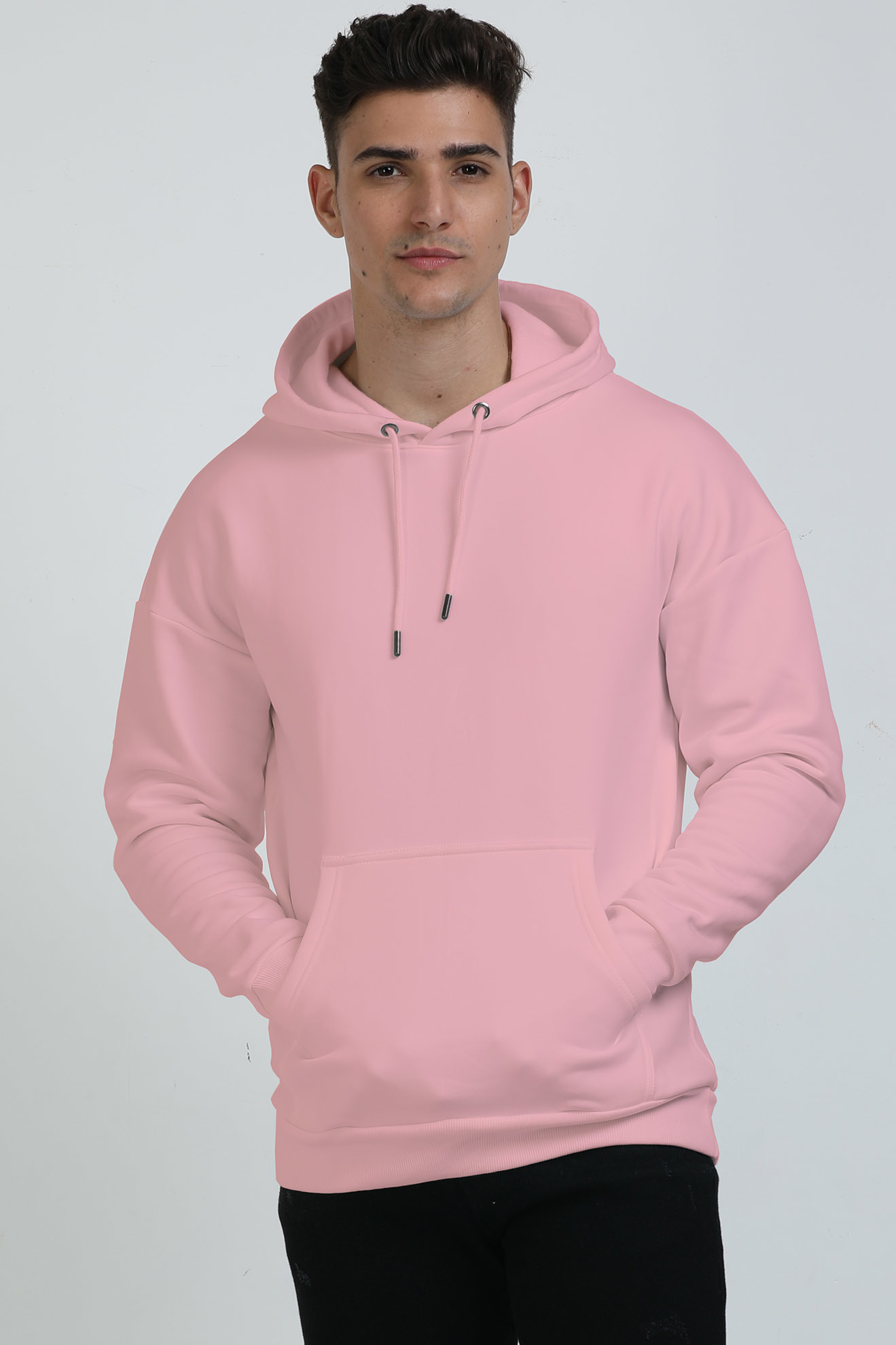 Solid Color Oversized Hoodie