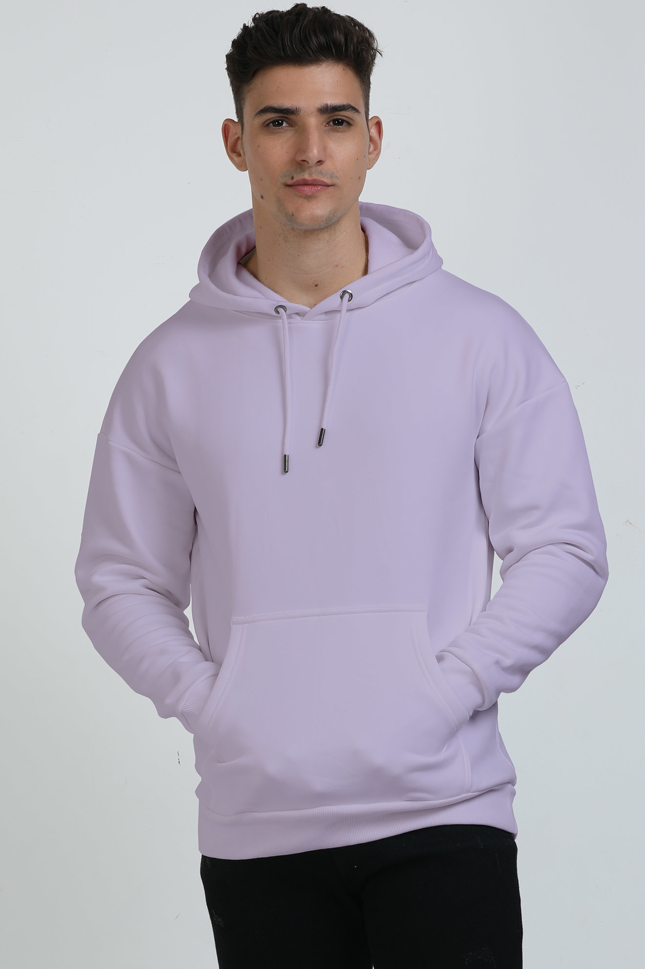 Solid Color Oversized Hoodie