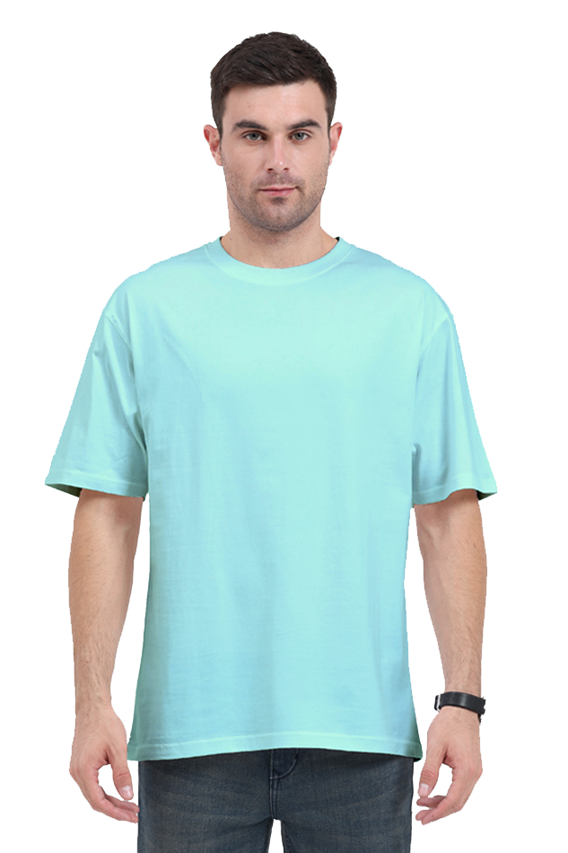 Pastel Solid Oversized T-Shirt