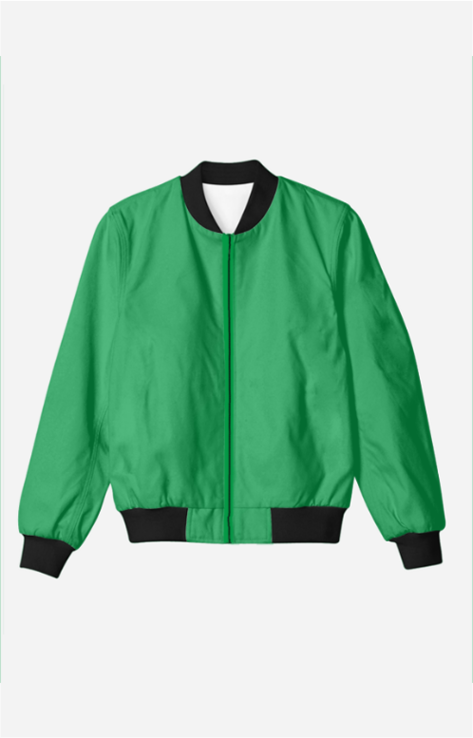 Green bomber jacket