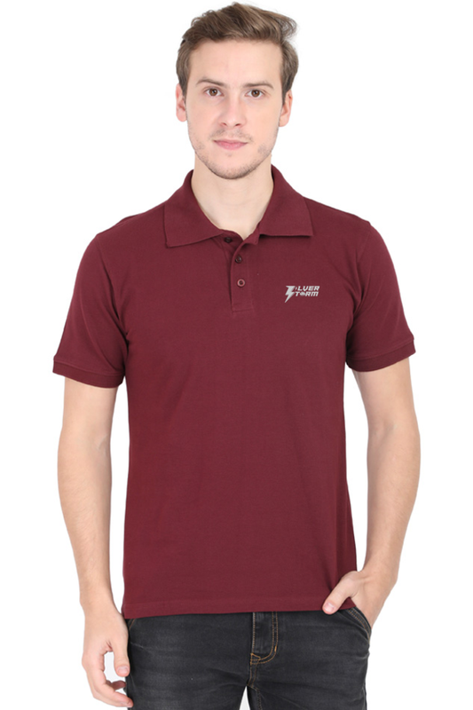 Maroon Polo Half Sleeve T-Shirt