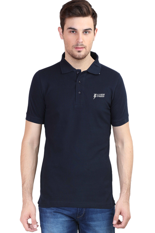 Navy Blue Polo Half Sleeve T-Shirts